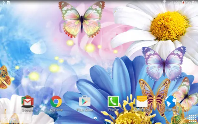 Cute Butterfly Live Wallpaper android App screenshot 0